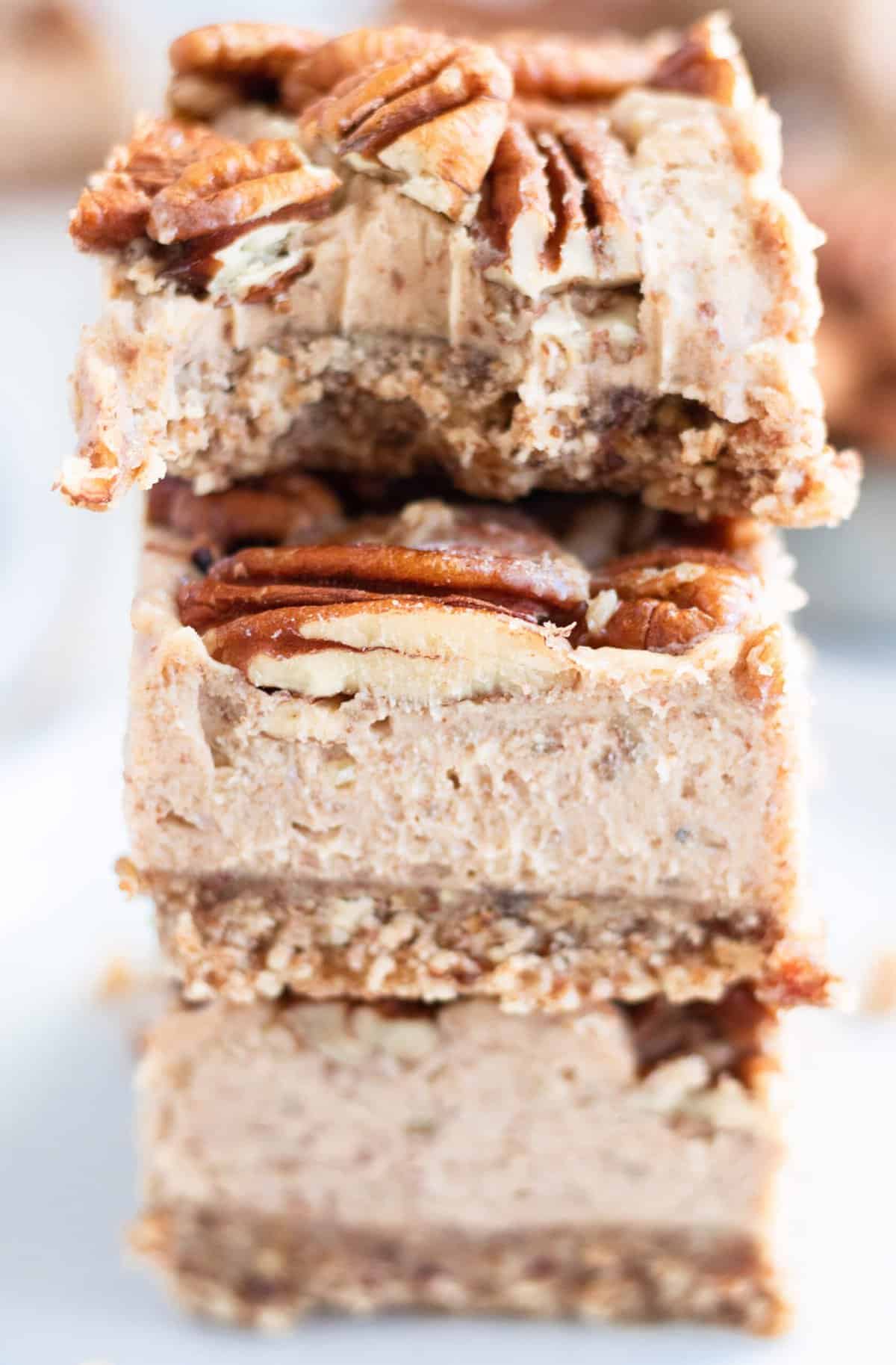 No-Bake Vegan Paleo Pecan Pie Bars: Easy & Delicious